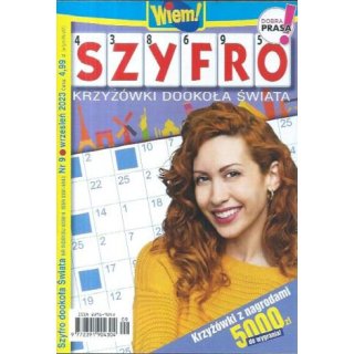 Szyfro krzyżówki dookoła świata wiem 9/2023