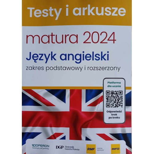 Define Testy Matura 2024 testy i arkusze: język angielski na tanieczytanie.pl