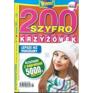 200 szyfro krzyżówek Wiem 11/2023