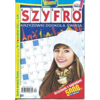 Szyfro krzyżówki dookoła świata wiem 12/2023