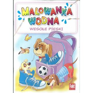 Wesołe pieski Malowanka wodna Fakt dla malucha 3/2023