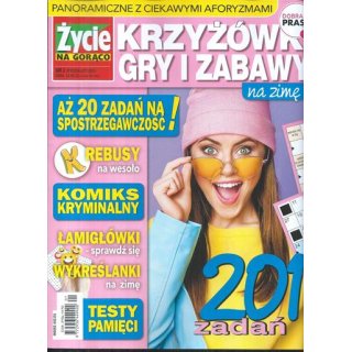 Krzyżówki gry i zabawy na zimę Życie na jesień 1/2024