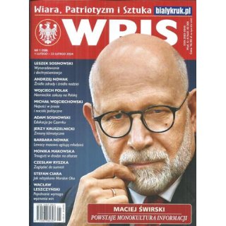 Wpis Wiara Patriotyzm Sztuka 1/2024