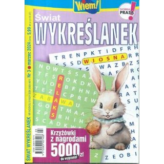 Świat wykreślanek Wiem 3/2024