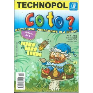 Co to? Krzyżówki obrazkowe dla dzieci 4/2024
