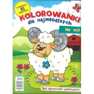 Kolorowanki dla najmłodszych - na wsi 10/2016