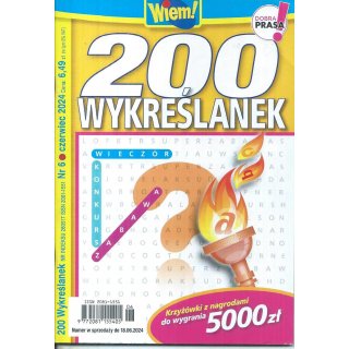 200 wykreślanek Wiem 6/2024