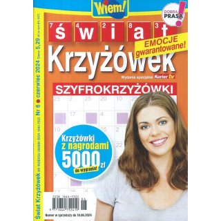 Świat Krzyżówek Szyfrokrzyżówki Wiem 6/2024