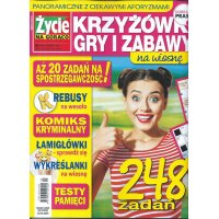 Krzyżówki gry i zabawy na wiosnę Życie na gorąco 3/2024