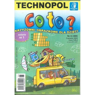 Co to? Krzyżówki obrazkowe dla dzieci 6/2024