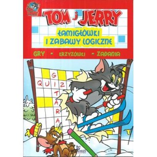 Tom & Jerry Łamigłówki i zabawy logiczne (czerwone)