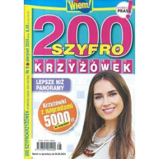 200 szyfro krzyżówek Wiem 8/2024