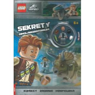 Lego Sekrety Dinolaboratorium + minifigurka