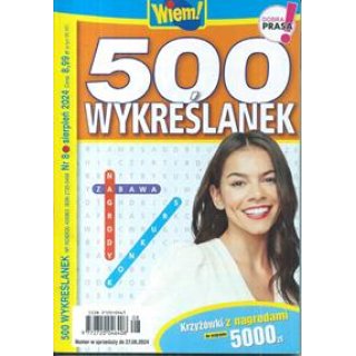 500 wykreślanek Wiem 8/2024