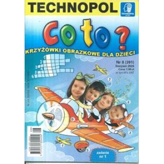 Co to? Krzyżówki obrazkowe dla dzieci 8/2024