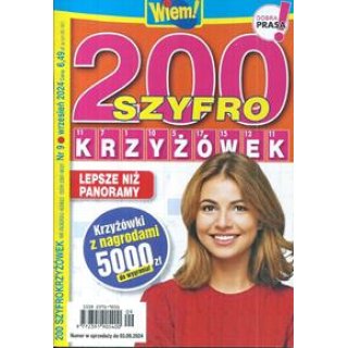 200 szyfro krzyżówek Wiem 9/2024