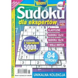 Sudoku dla ekspertów 18/2024