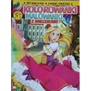 Kolorowanki malowanki z naklejkami 58/2013