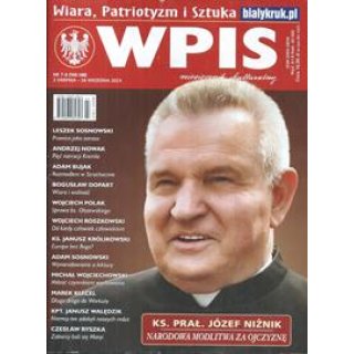 Wpis - Wiara Patriotyzm Sztuka 7-8/2024