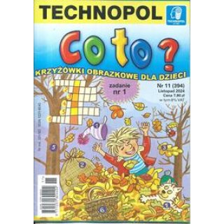 Co to? Krzyżówki obrazkowe dla dzieci 11/2024