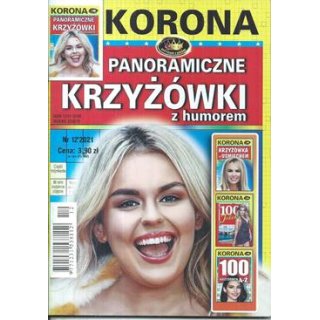 Panoramiczne krzyżówki z humorem Korona 12/2021