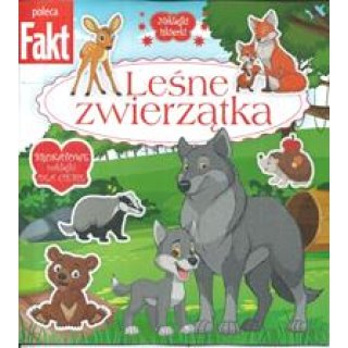 Leśne zwierzątka + naklejki iskierki Fakt poleca 7/2024