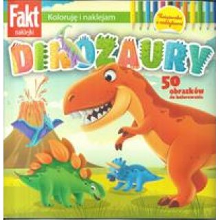 Dinozaury + naklejki Fakt naklejki 3/2024