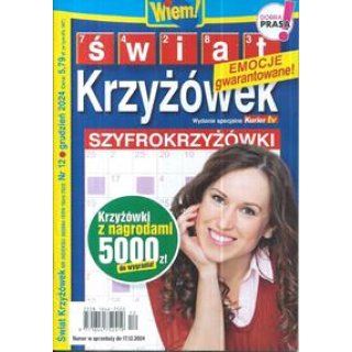 Świat Krzyżówek Szyfrokrzyżówki Wiem 12/2024