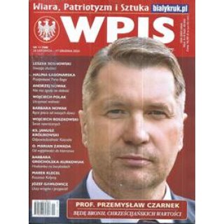 Wpis - Wiara Patriotyzm Sztuka 11/2024