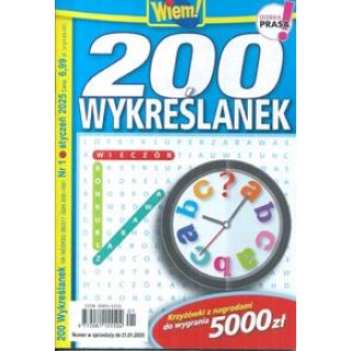 200 wykreślanek Wiem 1/2025