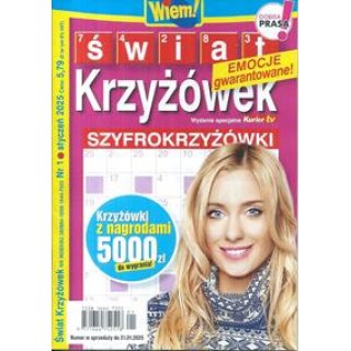Świat Krzyżówek Szyfrokrzyżówki Wiem 1/2025