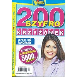 200 szyfro krzyżówek Wiem 2/2025