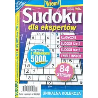 Sudoku dla ekspertów 4/2025