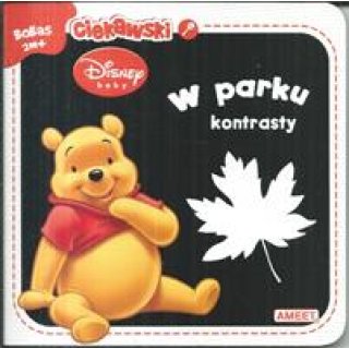 Książka z twardymi kartkami: W parku kontrasty Disney baby