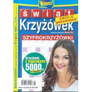 Świat Krzyżówek Szyfrokrzyżówki Wiem 2/2025