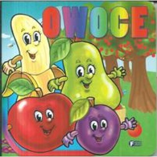 Owoce. Twarde kartki, dla dzieci 1-3 lata