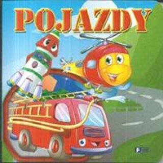 Książka z twardymi kartkami: Pojazdy. Twarde kartki, dla dzieci 1-3 lata.