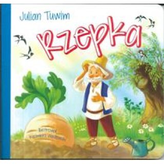 Książka z twardymi kartkami: Rzepka - Julian Tuwim. Bajki dla malucha, dla dzieci 1-3 lata.