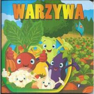 Książka z twardymi kartkami: Warzywa. Twarde kartki, dla dzieci 1-3 lata.
