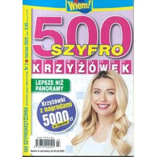 500 szyfro krzyżówek Wiem 3/2025