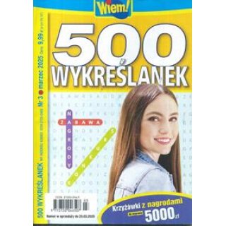 500 wykreślanek Wiem 3/2025