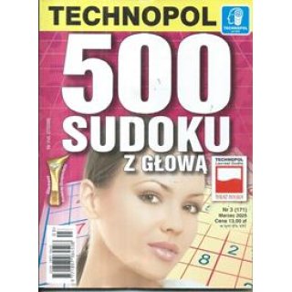 500 sudoku z głową 3/2025 nr 171