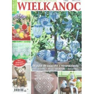 Wielkanoc szydełkowe dekoracje na wiosnę Sabrina WS 1/2025
