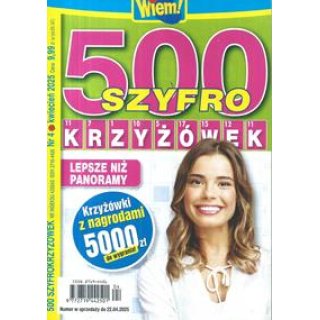 500 szyfro krzyżówek Wiem 4/2025