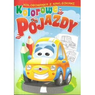 Kolorowe pojazdy kolorowanka z naklejkami nr 27
