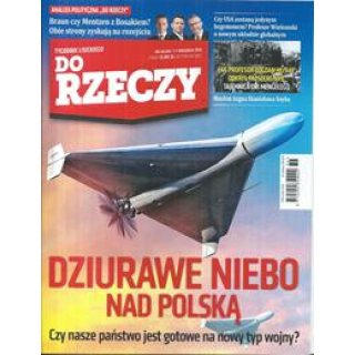 Do Rzeczy nr 36/2025 Dziurawe niebo nad Polską