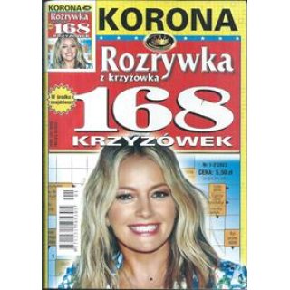 168 krzyżówek z KORONĄ nr 1-2/2023 Rozrywka z krzyżówką, KORONA