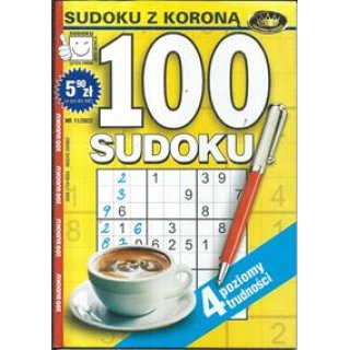 100 sudoku z KORONĄ nr 11/2022, KORONA