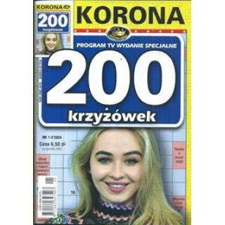 200 krzyżówek z KORONĄ nr 1-2/2024 Ekran TV wydanie specjalne, KORONA