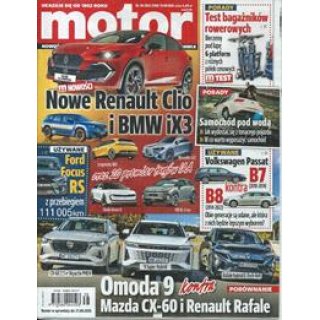 Motor nr 38/2025 Nowe Ranault Clio i BMw iX3